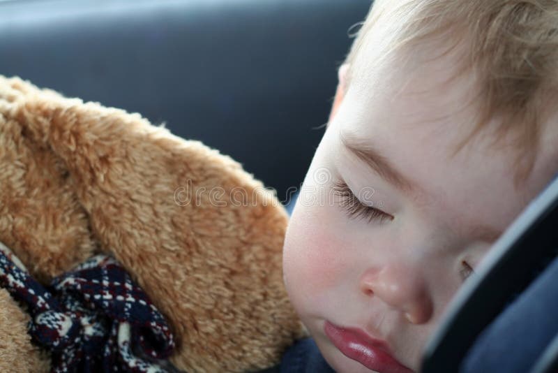 Toddler Sleeping stock image. Image of lips, seat, months 5410501