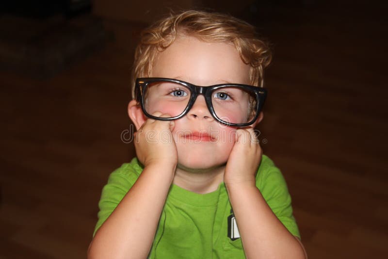 Toddler Wearing Glasses