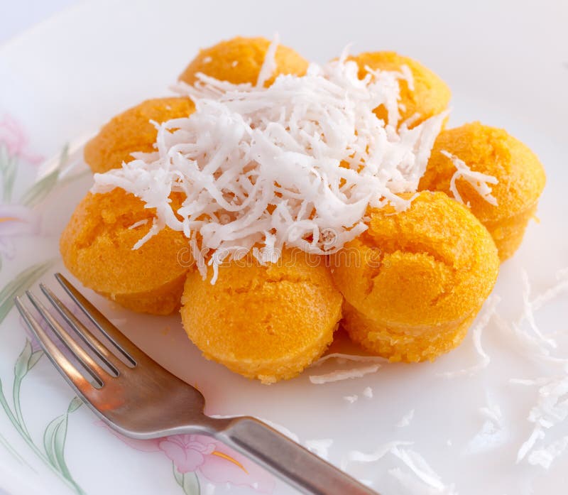 Toddy Palm Cake (Kanom Tarn) Stock Image Image of color, fancy 56764221