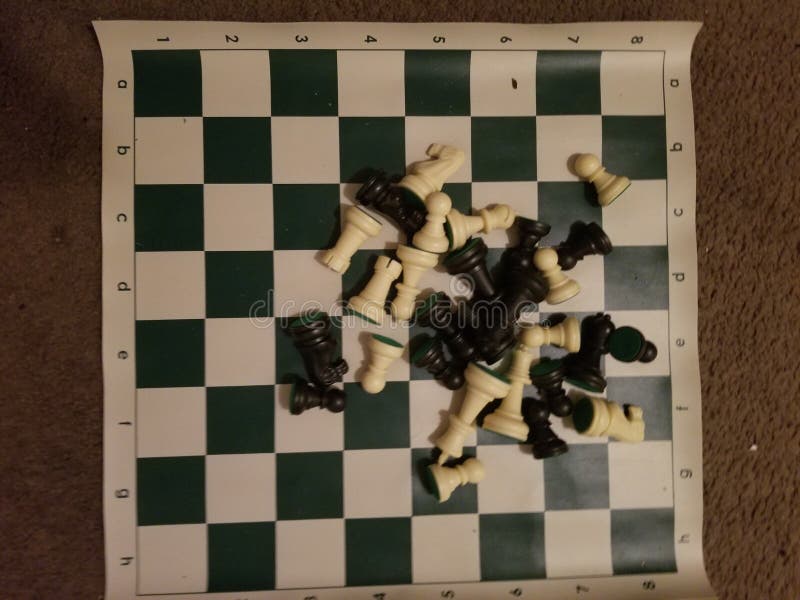 diferentes posições das peças de xadrez em um jogo 4441292 Foto de