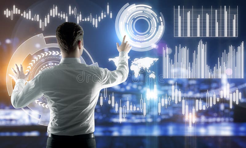 Toekomst en financiënconcept royalty-vrije stock fotografie Toekomst en financiënconcept royalty-vrije stock fotografie