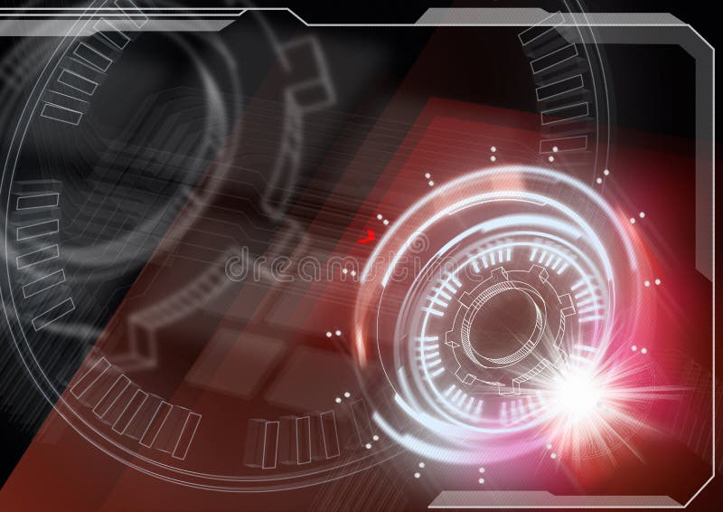 Toekomsttechnologie stock illustratie