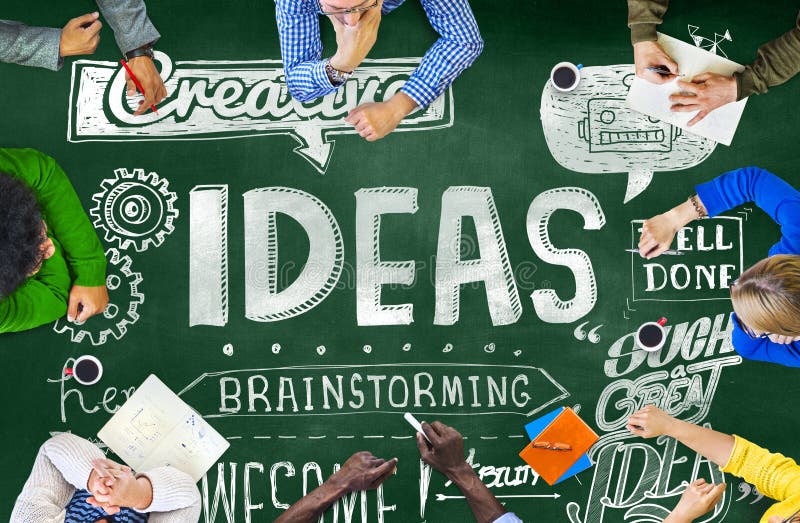 Toevallige Mensen en Fotoillustraties die werken royalty-vrije stock afbeelding Toevallige Mensen en Fotoillustraties die werken royalty-vrije stock afbeelding