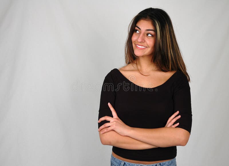 Toevallige vrouw-2 stock fotografie Toevallige vrouw-2 stock fotografie