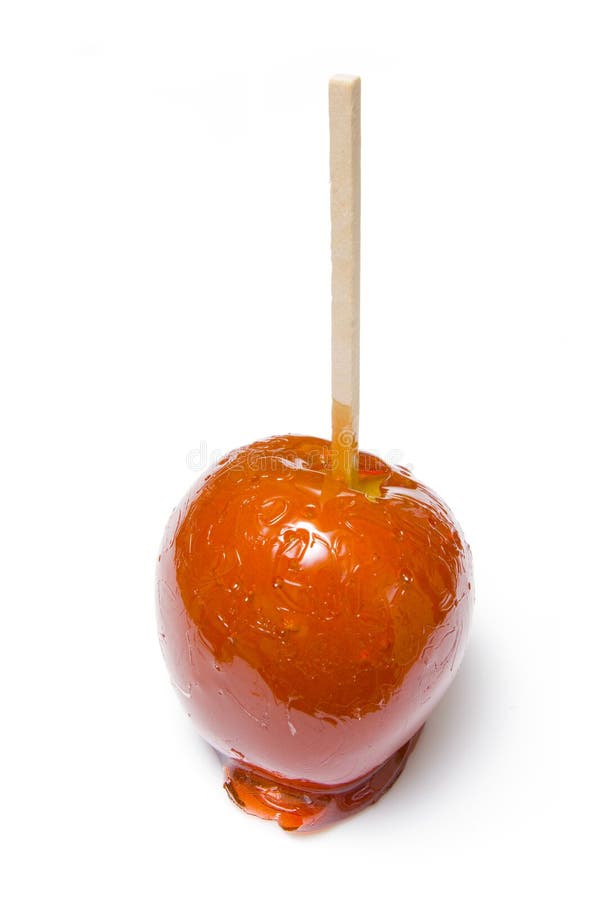 Toffee candy apple stock image. Image of candy, goody 6948701