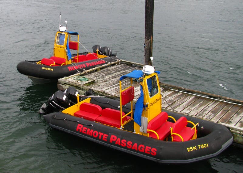 Remote Passages Tours Zodiacs in Tofino, British Columbia, Canada. Remote Passages Tours Zodiacs in Tofino, British Columbia, Canada