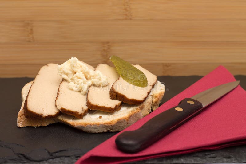 Tofu on bread stock photo. Image of tofu, healthy, fast 37360470