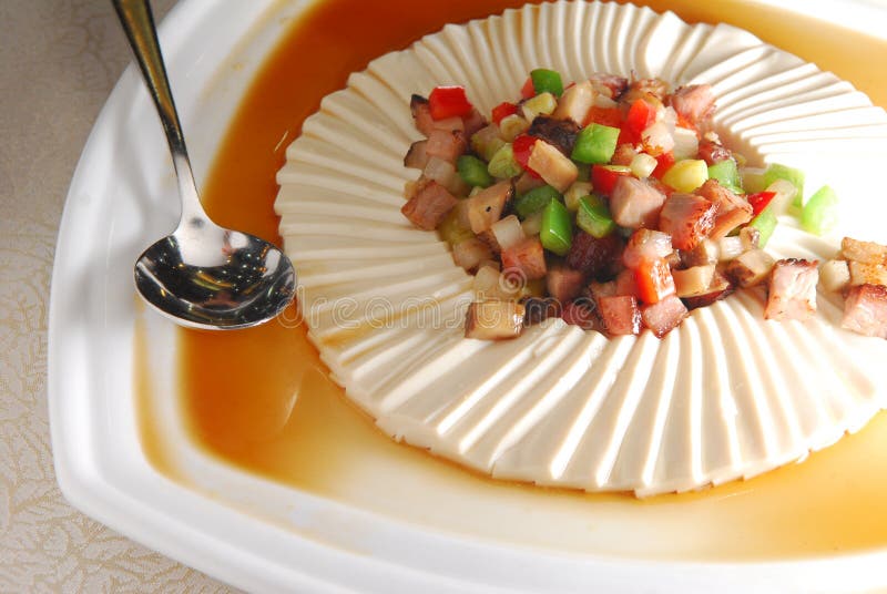 Tofu and meat stock photo. Image of meat, close, closeup - 20886758