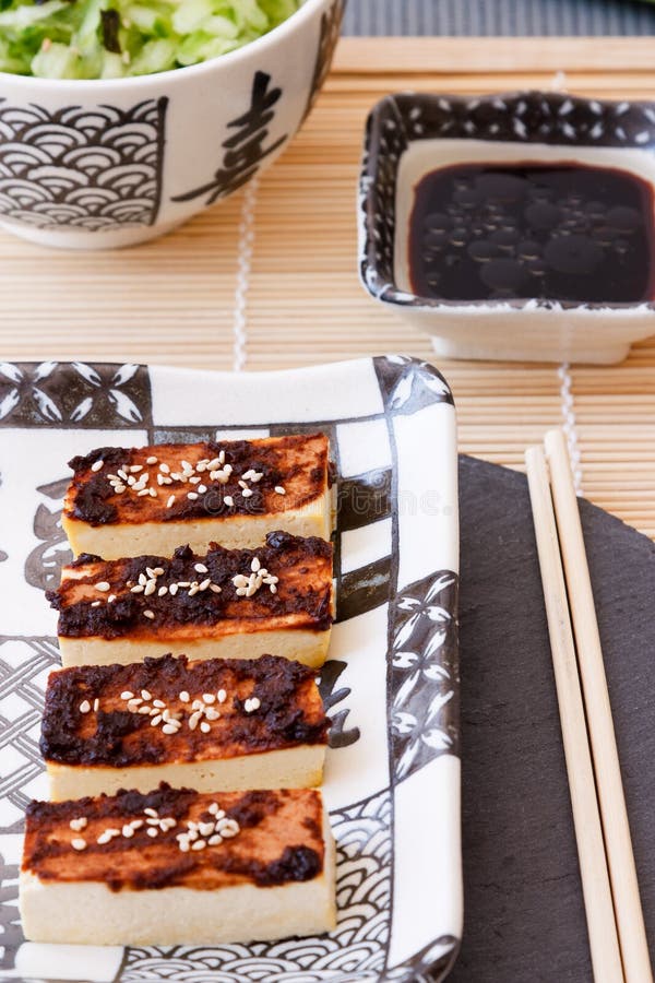 Tofu with Miso Marinade stock image. Image of marinade 18960709