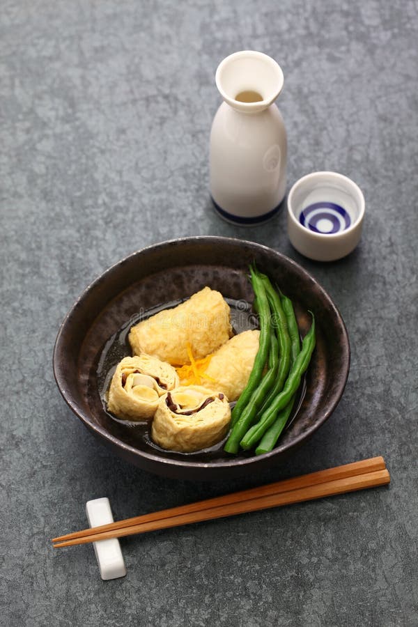 Tofu Skin Dish, Japanese Vegetarian Food Stock Photo - Image of japan