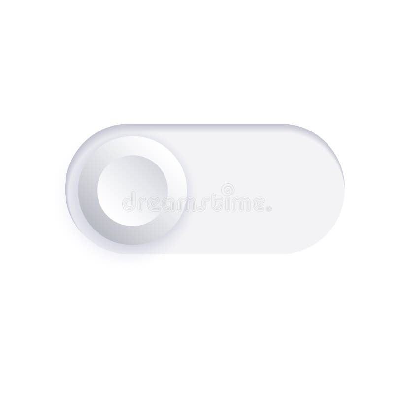 Toggle button icon stock vector. Illustration of slider - 258438463