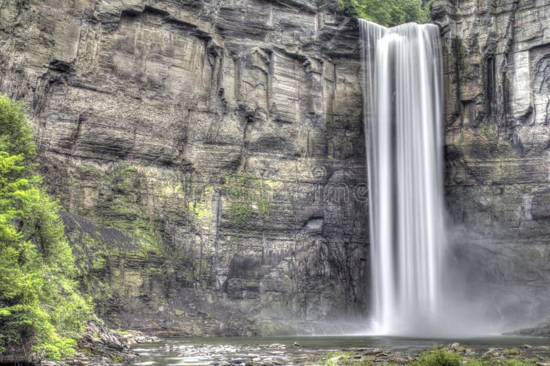 Toghannock Falls in Robert H Treman State Park, New York State, USA