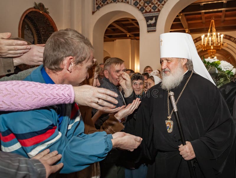 Togliatti, Samara Region / Russia - October, 4, 2008: Patriarch Kirill ...