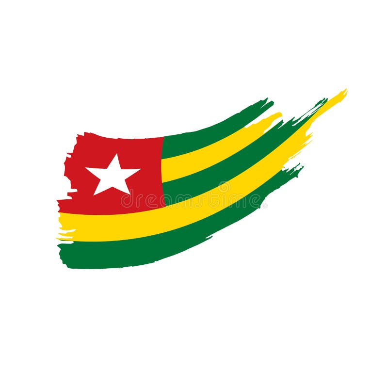 Download Togo Flag, Vector Illustration Stock Illustration ...