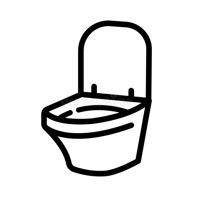 Toilet bowl icon stock vector. Illustration of latrine 234823683