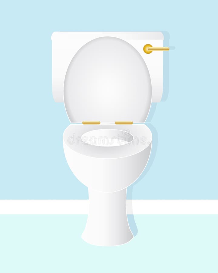 Toilet bowl stock illustration. Illustration of background 35543596