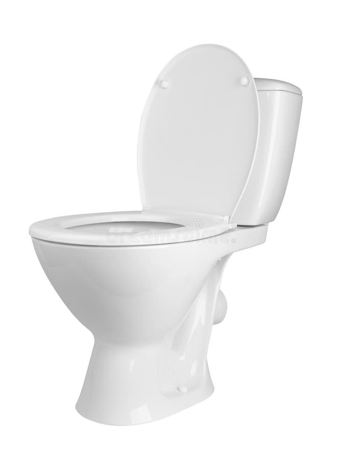 Toilet bowl isolated stock image. Image of alone, white 84748189