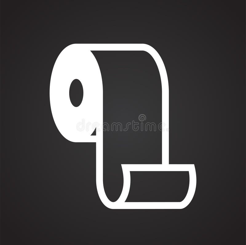 Toilet icon on black background for graphic and web design, Modern simple vector sign. Internet concept. Trendy symbol for website stock illustration Toilet icon on black background for graphic and web design, Modern simple vector sign. Internet concept. Trendy symbol for website stock illustration