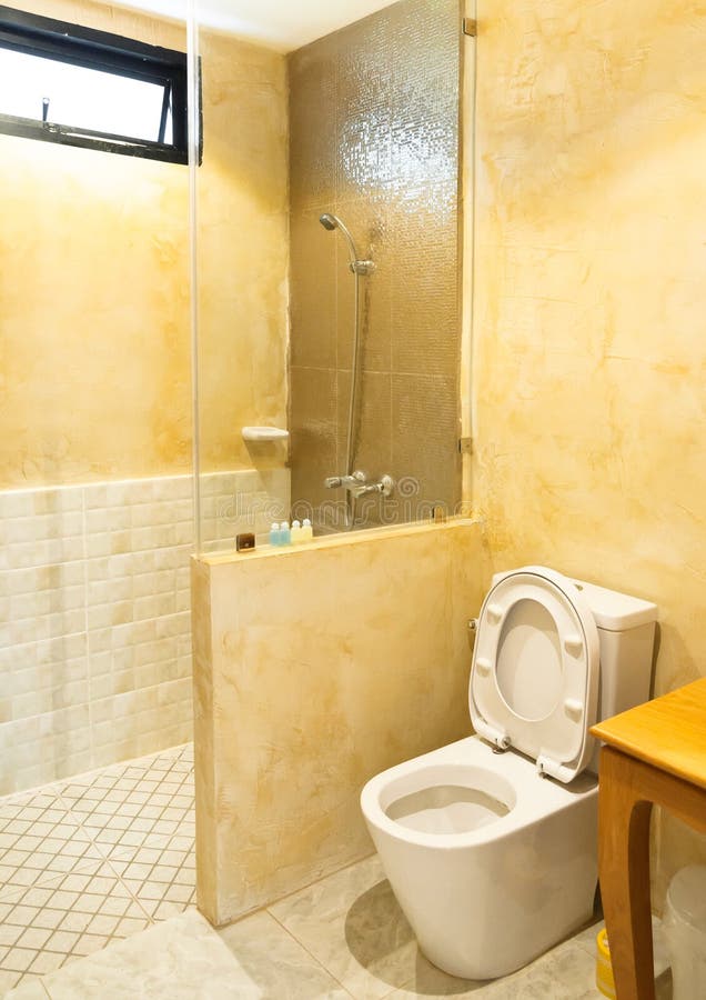 Toilet in the modern bathroom,Interior comfortable bathroom stock photo Toilet in the modern bathroom,Interior comfortable bathroom stock photo