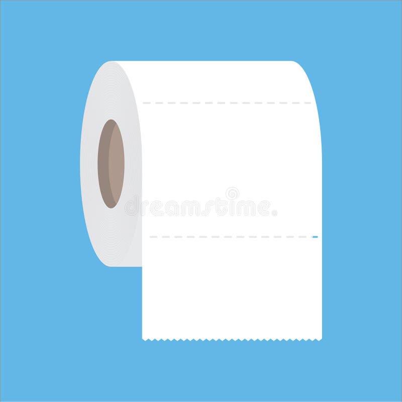 Roll of paper icon cartoon style Royalty Free Vector Image