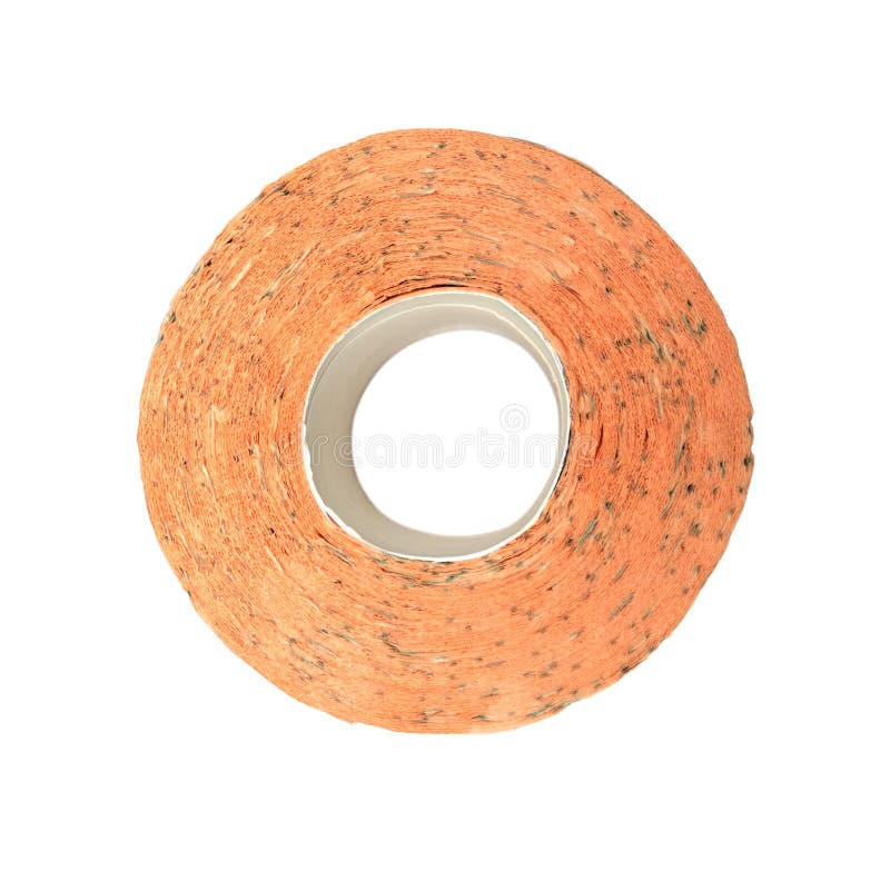 Toilet paper orange stock image. Image of materials, color 47338049