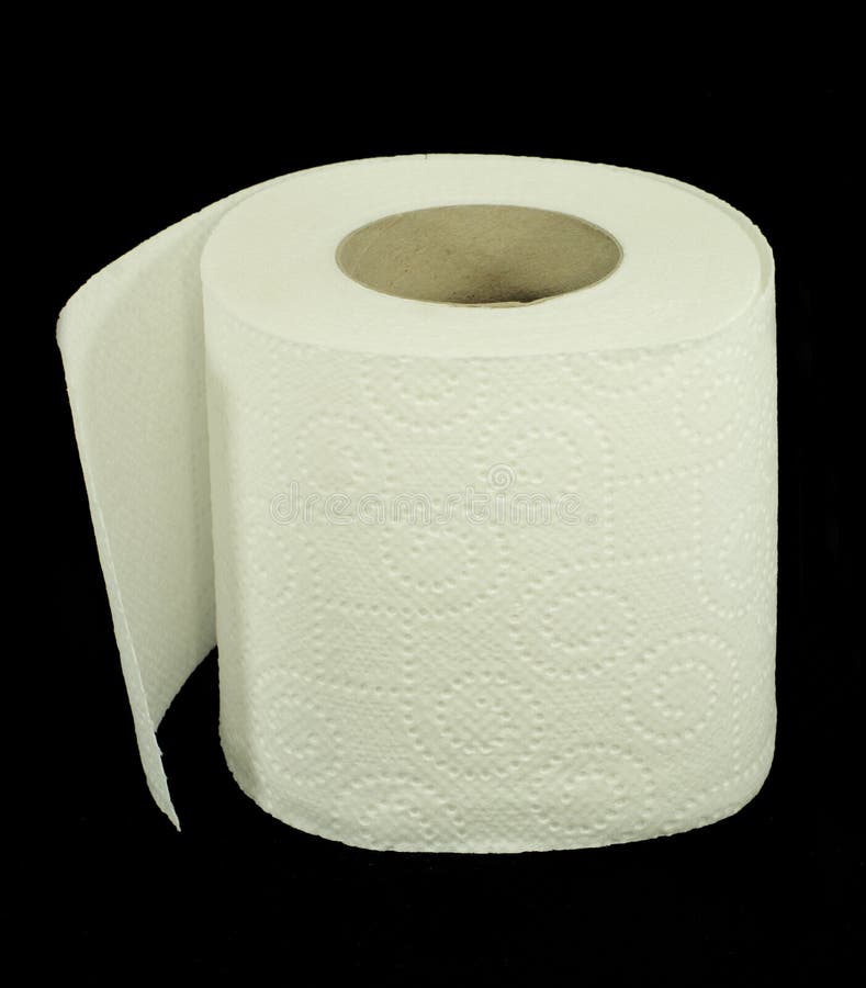 Simple Toilet Paper Black Background Stock Images Download 74 Royalty