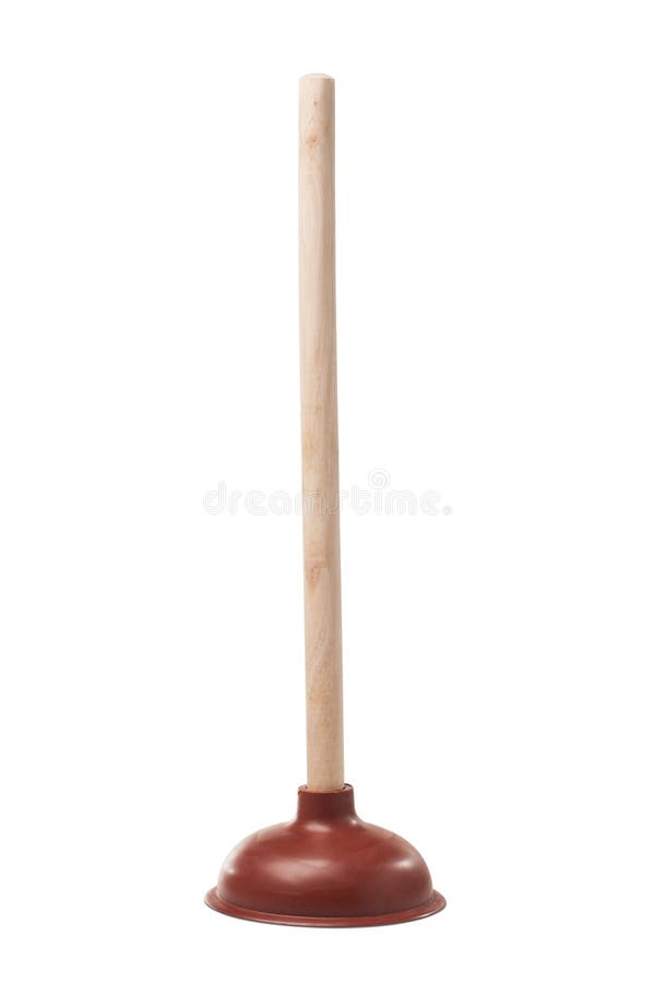 Toilet Plunger with Wooden Handle 