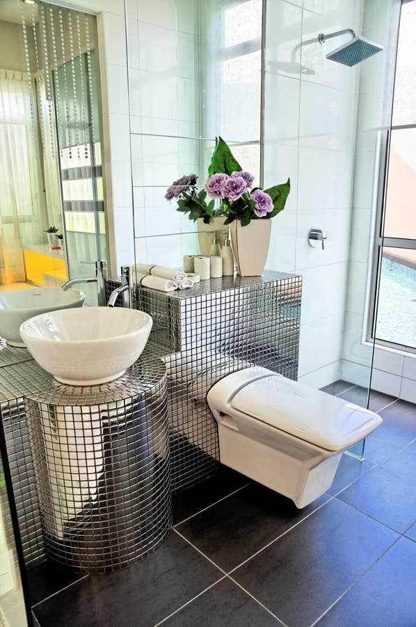Toilet and shower stock images Toilet and shower stock images