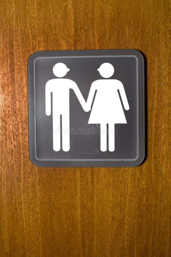 Toilet sign royalty free stock image