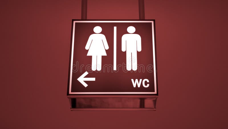 Toilet sign royalty free stock images
