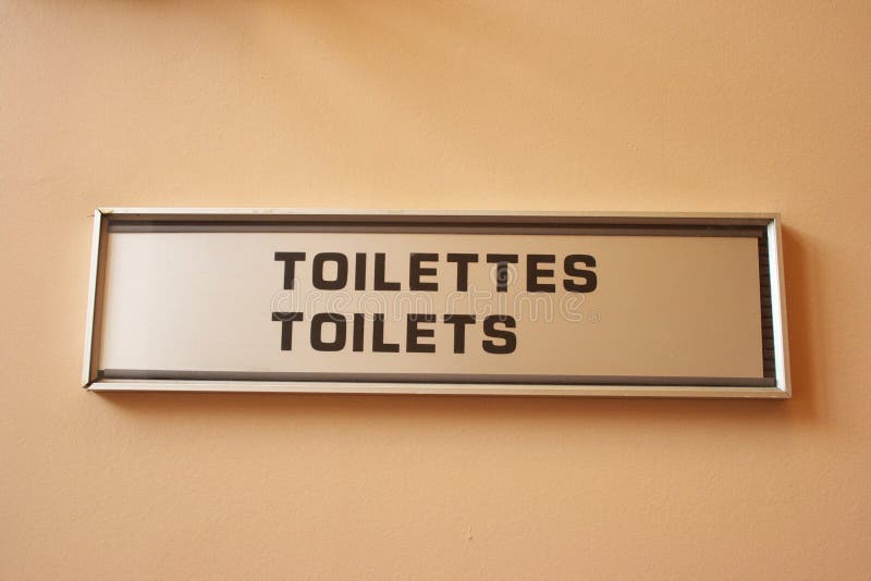 Toilet sign royalty free stock photos