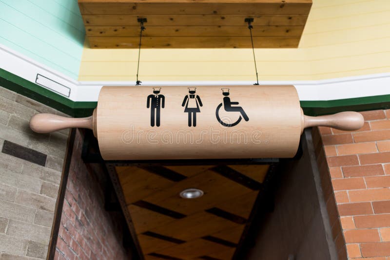 Toilet Sign stock photography