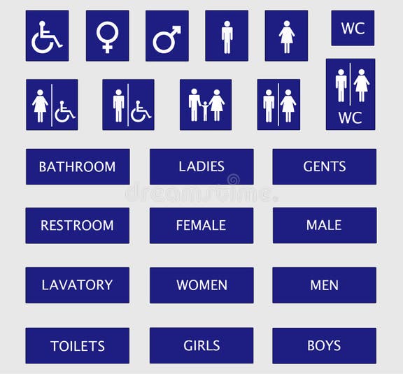 Disabled Toilet Signs Stock Illustrations 475 Disabled Toilet Signs