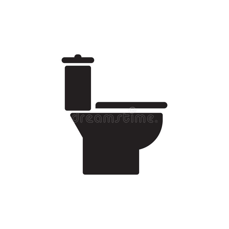 Toilet Vector Icon Logo Design Vector - Illustration of element, linear: 193391681