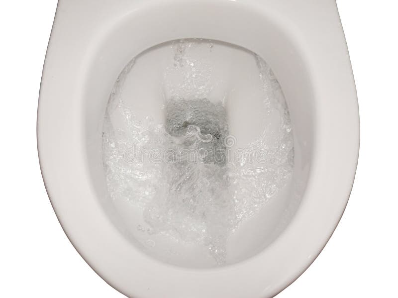 Toilette De Cuvette D'action Image stock Image du isolement, cuvette