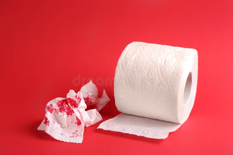 Auf toilettenpapier blut Blutiger Stuhl