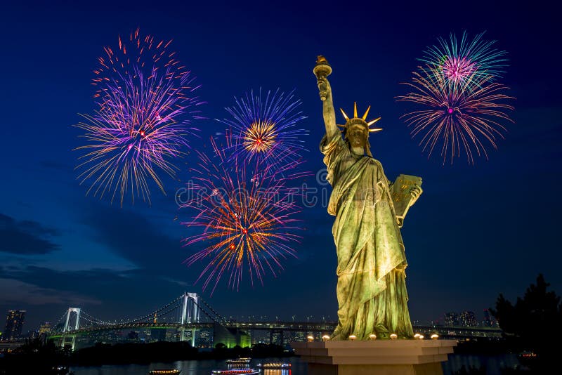 tokyo odaiba bay fireworks festival -Fireworks celebrate over over Tokyo Rainbow Bridge at Night, Odaiba, tokyo, Japan. tokyo odaiba bay fireworks festival -Fireworks celebrate over over Tokyo Rainbow Bridge at Night, Odaiba, tokyo, Japan