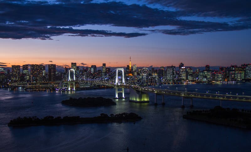 Tokyo Bay Skyline stock image. Image of japan, skyline - 35742057