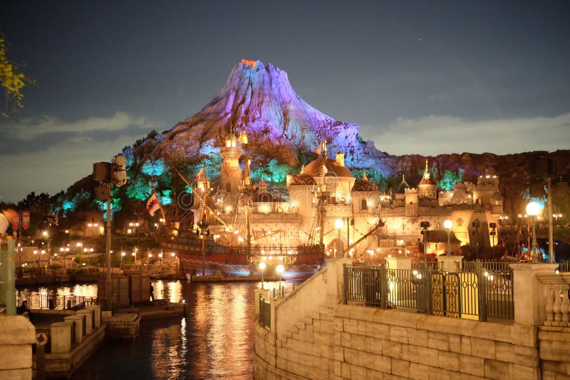 Tokyo Disney Sea Mediterranean Harbour stock images