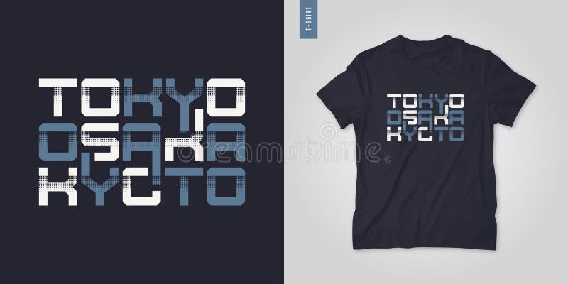 Premium Vector  Modern futuristic y2k streetwear typography tokyo slogan  print for man-woman graphic t-shirt vector