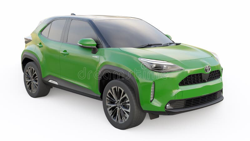 Tokyo. Japan. April 6, 2022. Mitsubishi ASX 2020. Yellow Compact Urban SUV  On A White Uniform Background With A Blank Body For Your Design. 3d  Illustration Stock Photo, Picture and Royalty Free Image. Image 186621764.