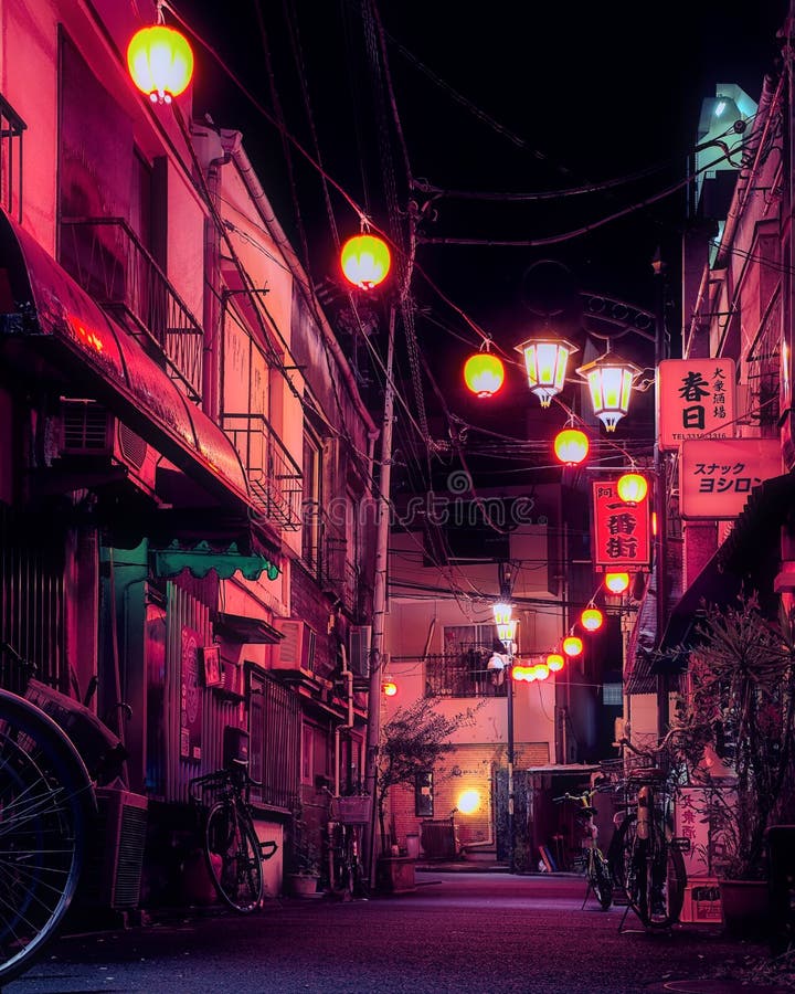 Red Light Alley On A Night In Tokyo Editorial Stock Photo Image Of Capital Asia
