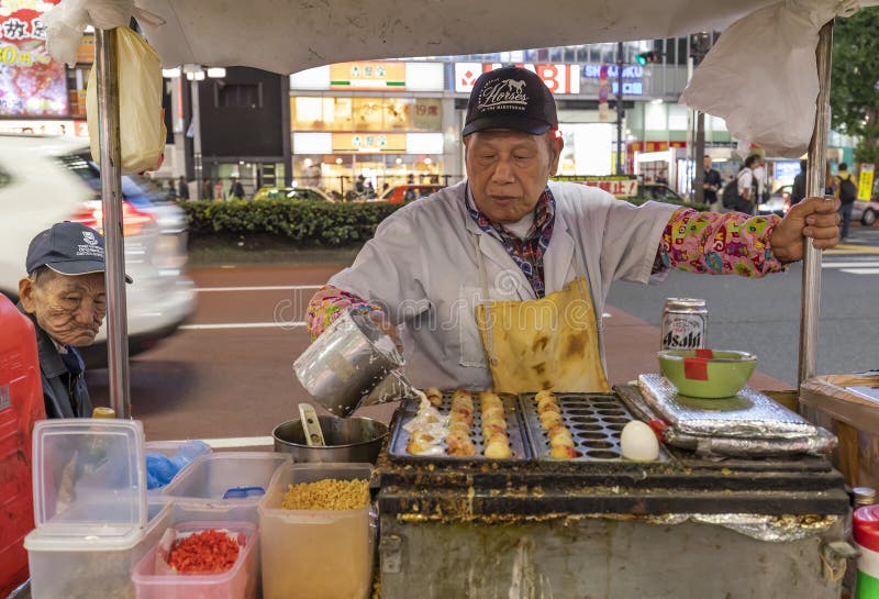 Japanese Street Food editorial photo. Image of oriental - 159937046
