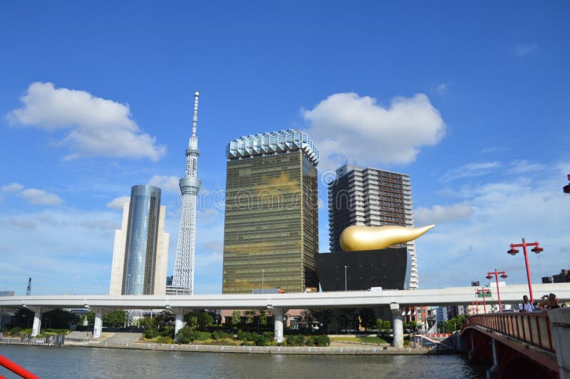 Tokyo Skyline Of The Sumida River Tokyo Japan 2016 stock photos Tokyo Skyline Of The Sumida River Tokyo Japan 2016 stock photos