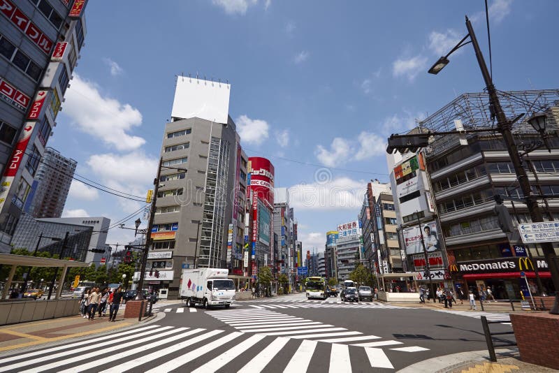 Tokyo-Straßenansicht stockfoto Tokyo-Straßenansicht stockfoto