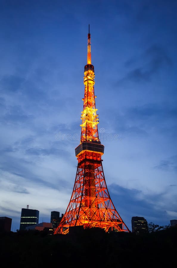 Tokyo City Skyline Aerial View, Japan Editorial Stock Image