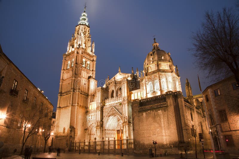 Toledo Cathedral Primada Santa Maria De Toledo Stock Image Image of