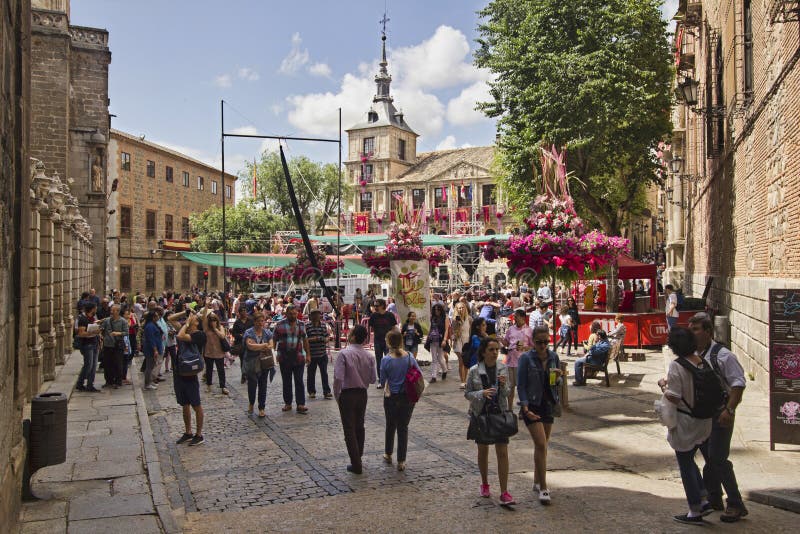 Toledo town square, Spain