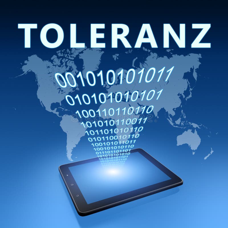 Toleranz royalty free illustration