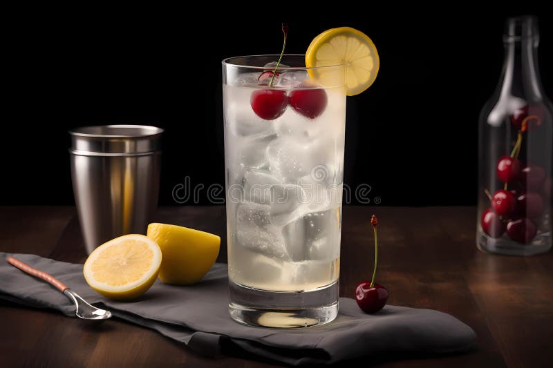 Tom Collins Cocktail (Generative AI) Stock Illustration Illustration Tom Collins Cocktail (Generative AI) Stock Illustration Illustration